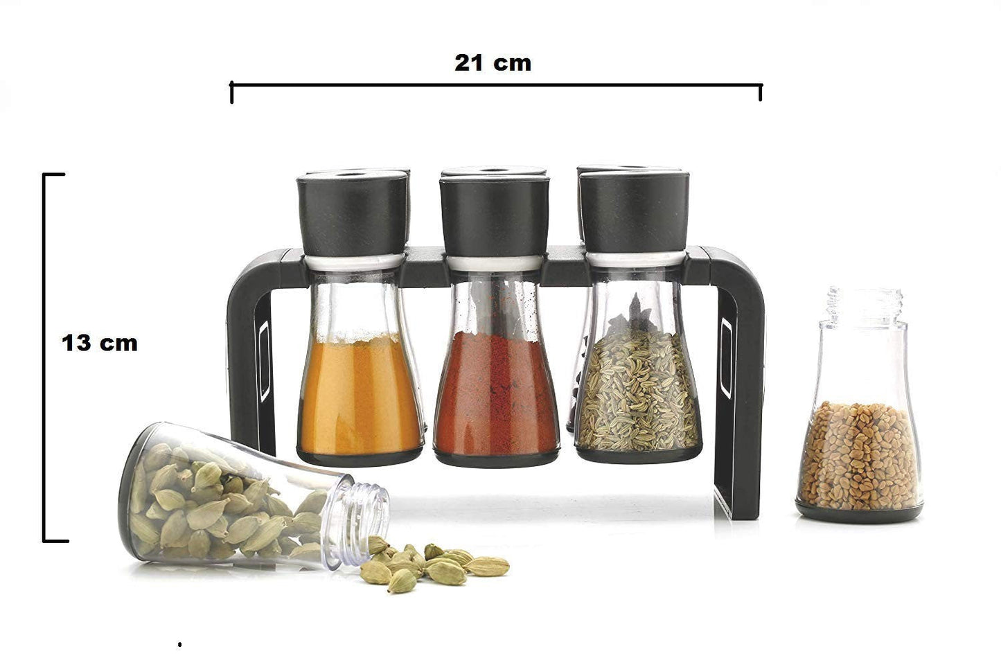 6 JAR SPICE RACK