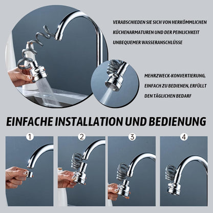 360°ROTATABLE SWIVEL MOVABLE FAUCET