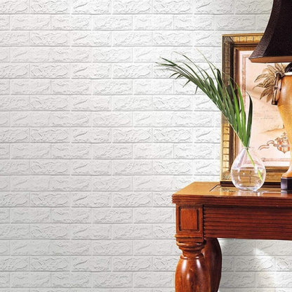 3D BRICK FOAM WALLPAPER