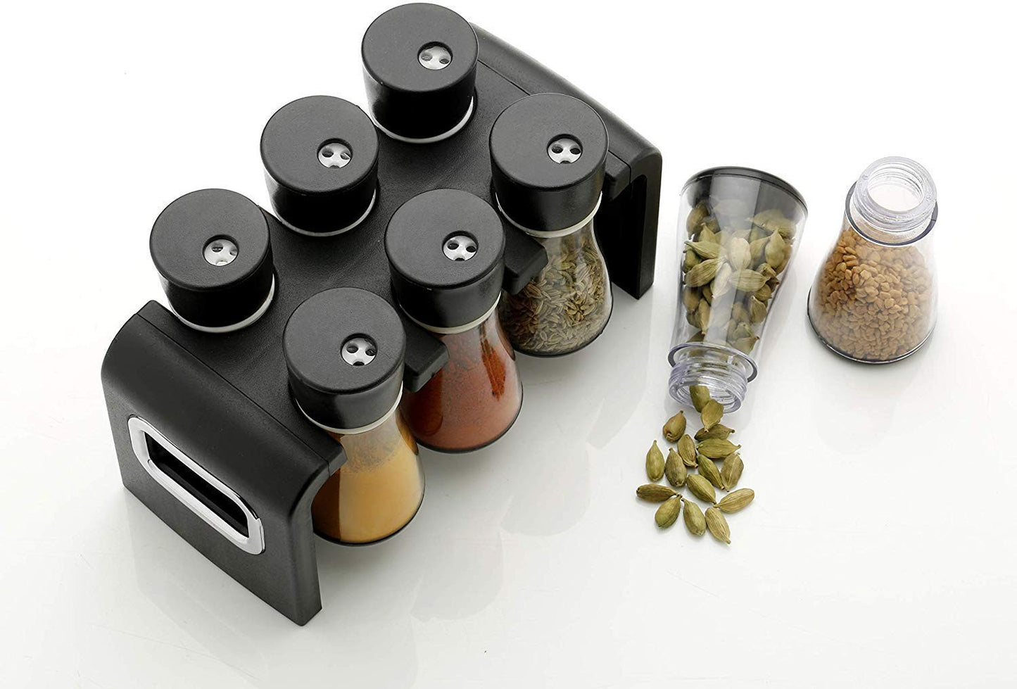 6 JAR SPICE RACK