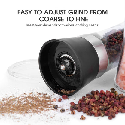 GLASS SALT PEPPER GRINDER