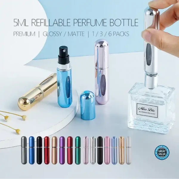 MINI PERFUME SPRAY BOTTLE (PACK OF 3)