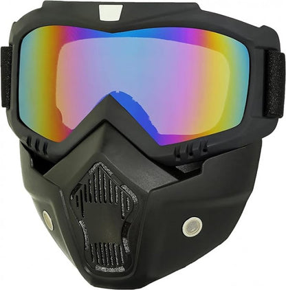 MOTORCYCLE GOGGLE FACE MASK