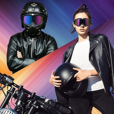 MOTORCYCLE GOGGLE FACE MASK