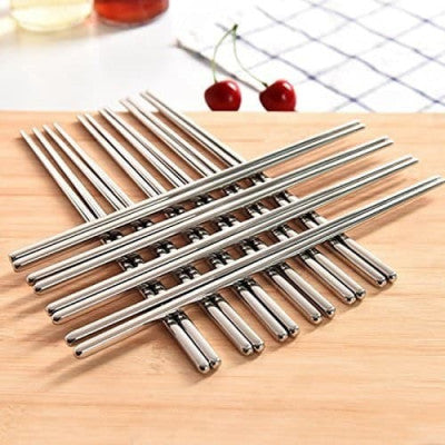 SET OF 5 STAINLESS STEEL CHOPSTICK