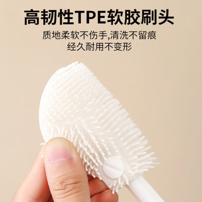 SILICONE BOTTLE CLEANING BRUSH WHITE (PACK OF 3)