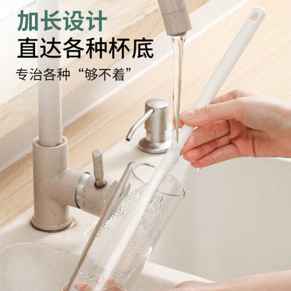 SILICONE BOTTLE CLEANING BRUSH WHITE (PACK OF 3)