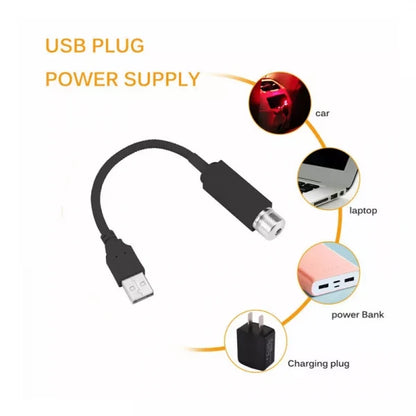 USB LED CAR PROJECTOR DECORATIVE LIGHT