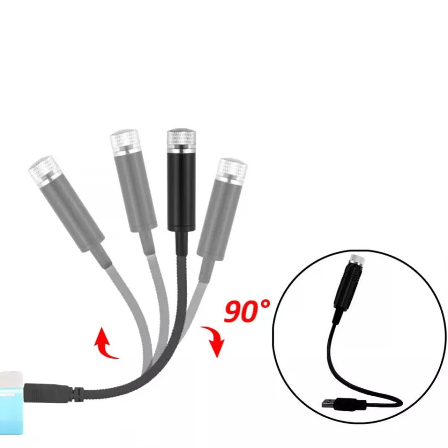 USB LED CAR PROJECTOR DECORATIVE LIGHT