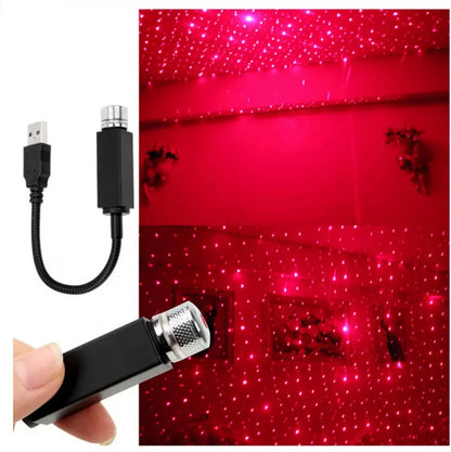 USB LED CAR PROJECTOR DECORATIVE LIGHT