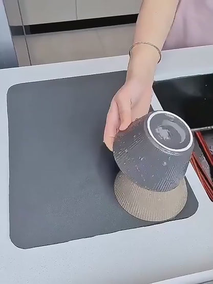 KITCHEN DISH DRYING MAT (30*40 CM) PACK OF 2